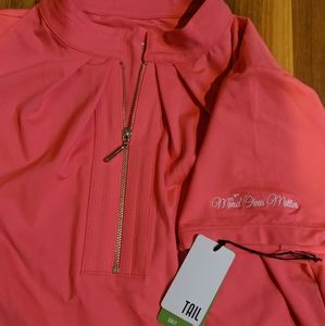 Tail zip golf top sz medium